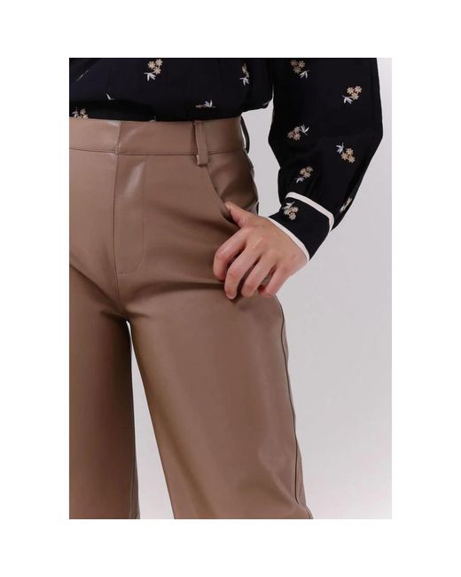 Sofie Schnoor Black Weite Bein Braun Hose