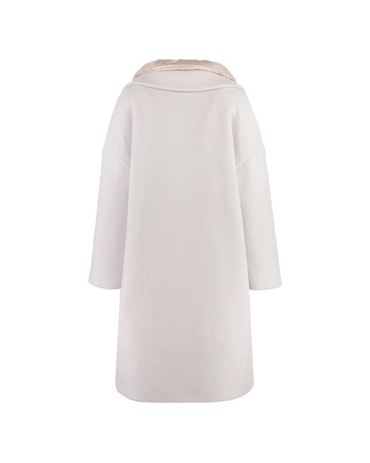 Down Coats di Herno in White