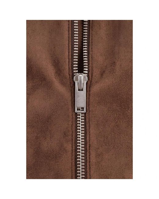 Object Jassen ,Bruin ,Polyester Objdenna/S Korte Jas in het Brown