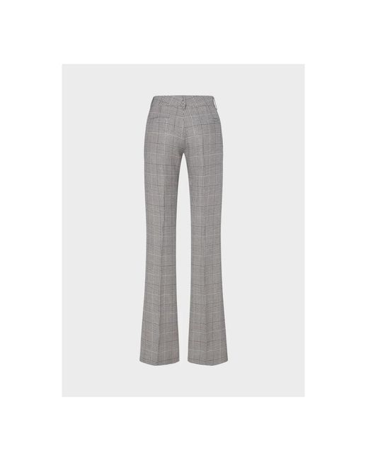 Alessandra Rich Gray Wide Trousers