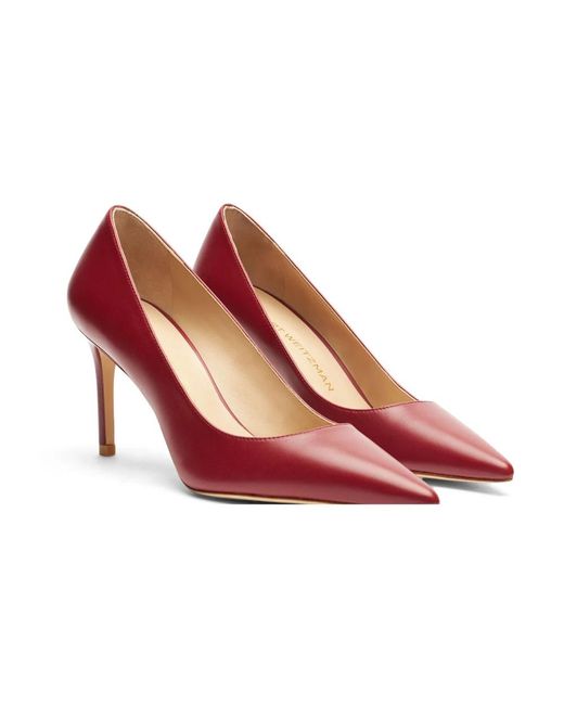 Pumps Stuart Weitzman de color Red