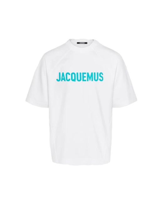 Jacquemus Typo T-Shirt in het White voor heren
