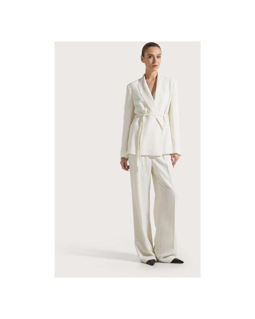 Seventy White Wide Trousers