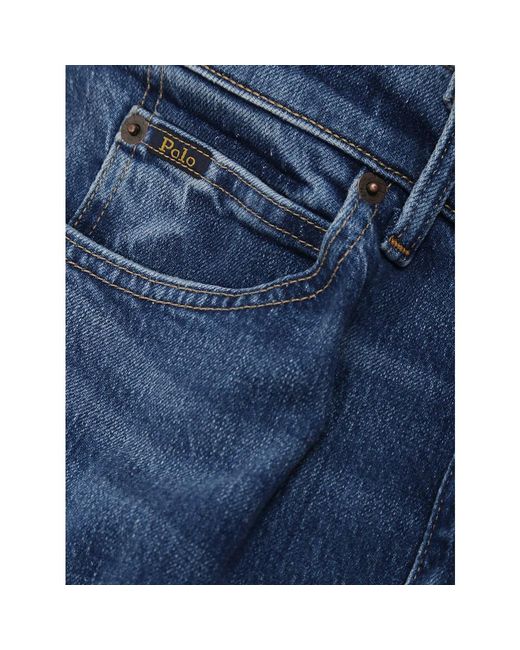 Ralph Lauren Blue Cropped flare jeans