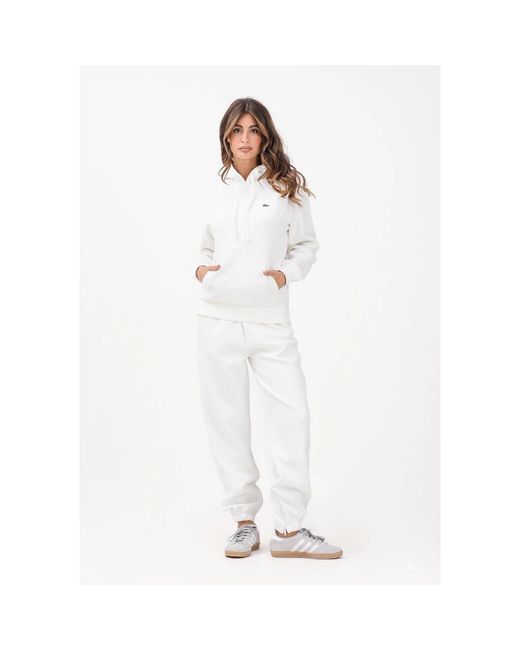 Lacoste White Sweatpants