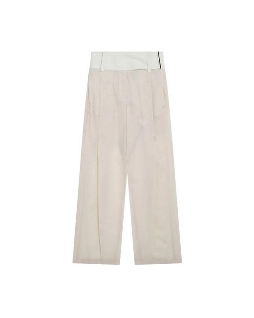 Sportmax Spsferito Broeken in het White