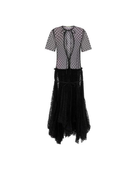 J.W. Anderson Black Midi Dresses