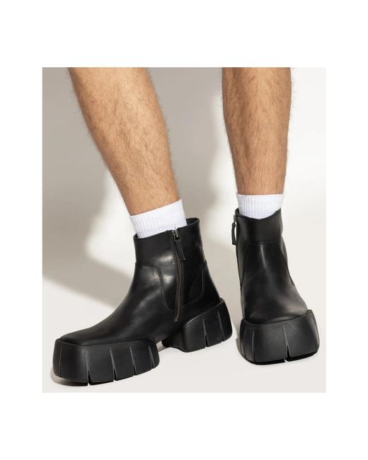 DIESEL Black Ankle Boots for men