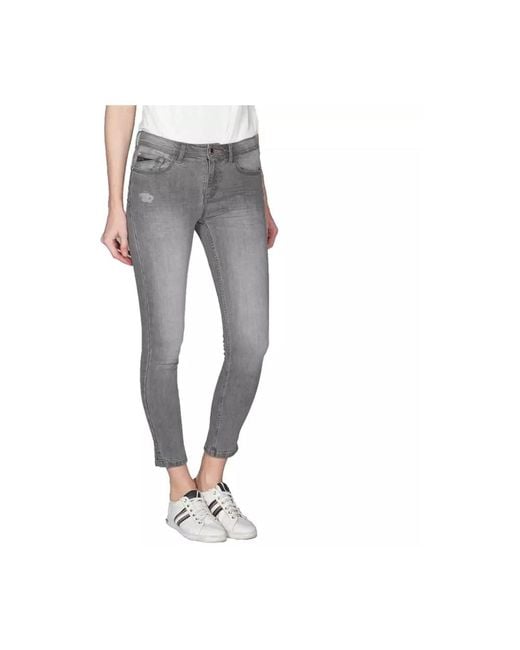 Skinny Jeans Yes Zee en coloris Gray