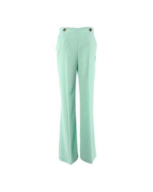 Trousers > wide trousers Pinko en coloris Green