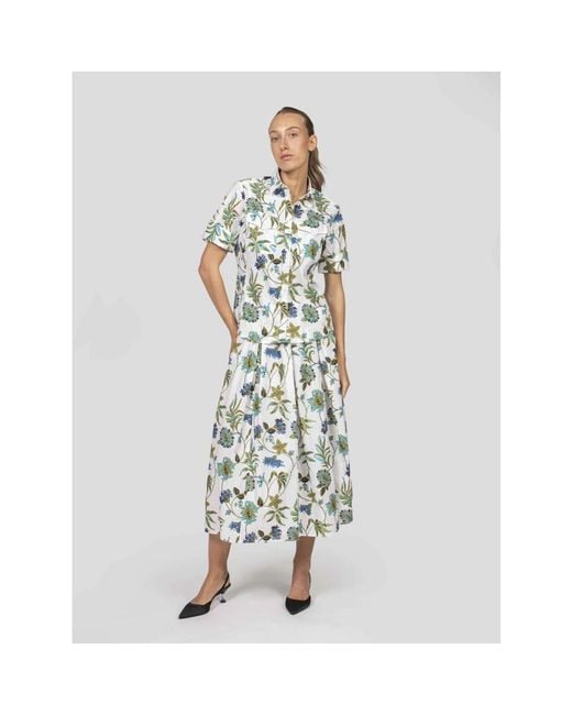Fay Multicolor Midi Skirts