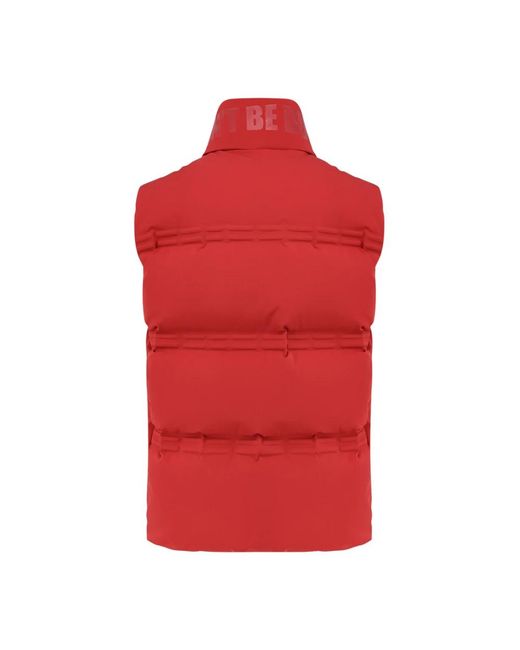 Moncler Red Waistcoats for men