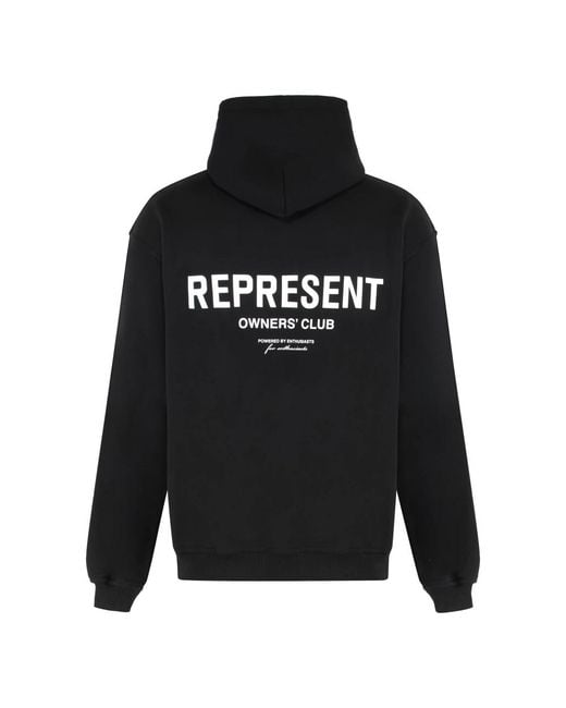 Hoodies Represent de hombre de color Black