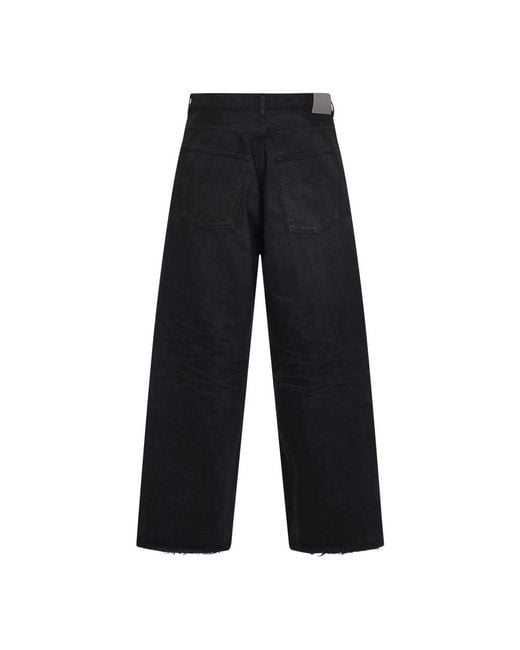 Balenciaga Blue Wide Jeans for men