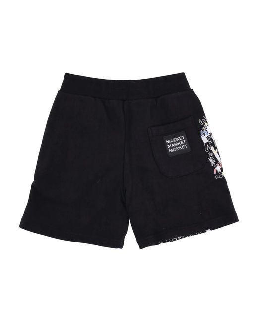Market Black Short Shorts for men