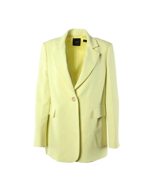 Pinko Jassen ,Geel ,Polyester Gele Blazer in het Yellow