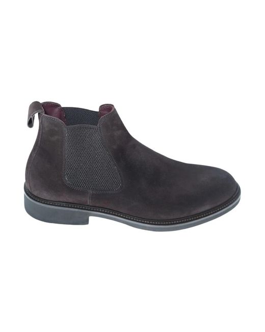 Peppe Migliore Blue Chelsea Boots for men