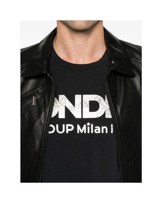 Dondup Black T-Shirts for men