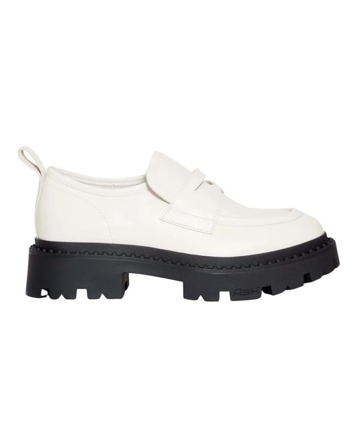 Ash White Loafers