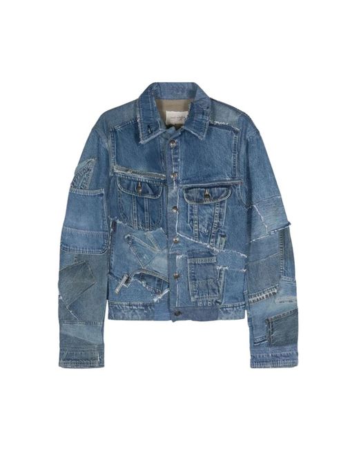 Jackets > denim jackets Greg Lauren pour homme en coloris Blue