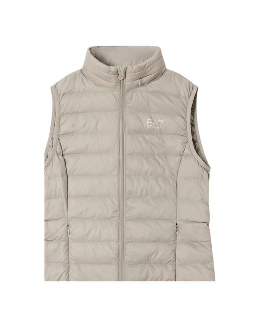EA7 Jassen ,Packable Vest in het Gray