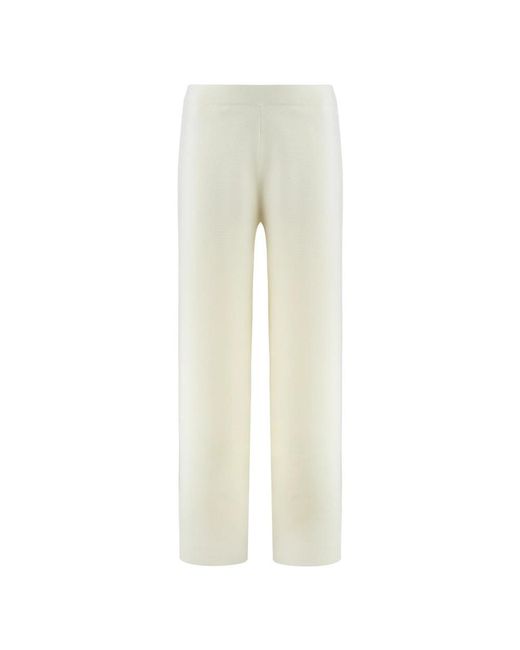 P.A.R.O.S.H. Sweater Pants in het Natural