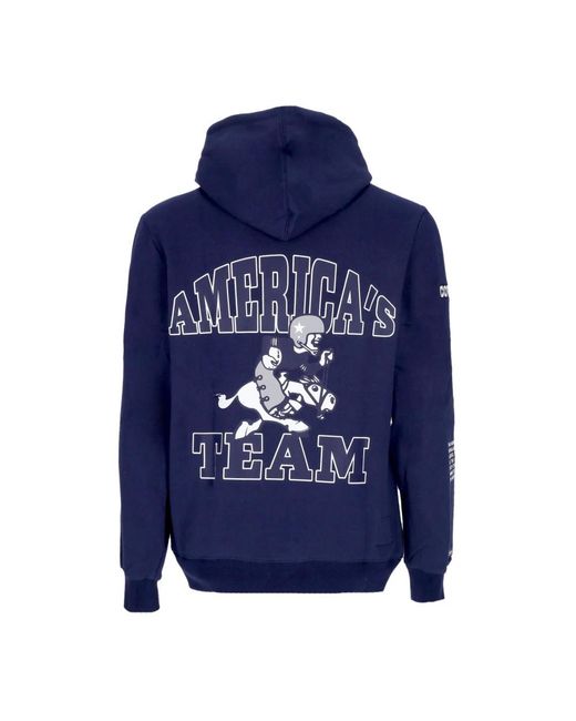 Mitchell & Ness Hoodies & Sweatvesten ,Blauw ,Katoen Nfl Team Origins Fleece Hoodie in het Blue voor heren