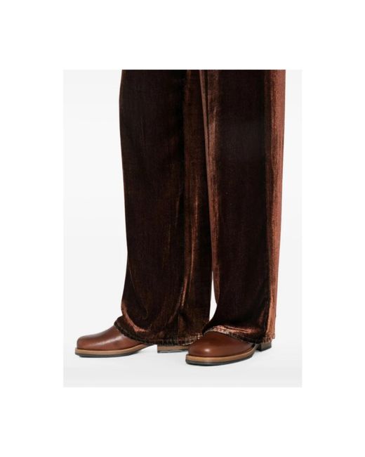 Pierre Louis Mascia Black Wide Trousers