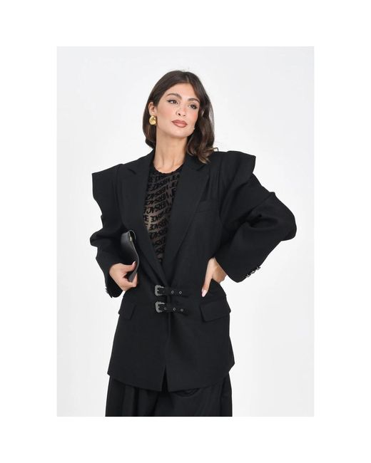 Blazers Versace Jeans Couture en coloris Black