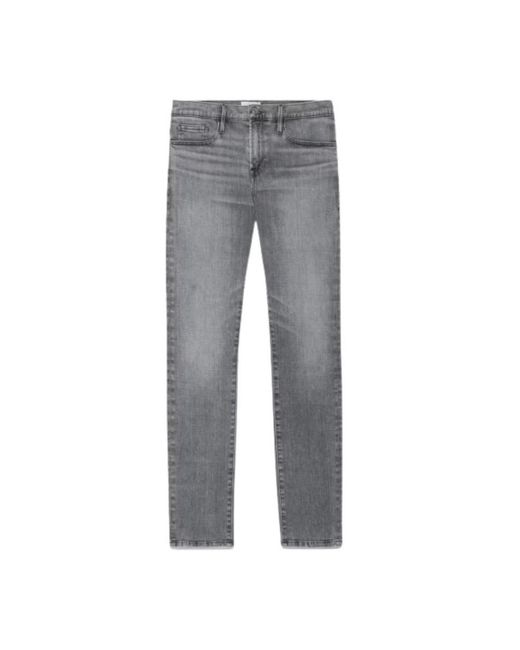 Jeans classici 5 tasche di FRAME in Gray da Uomo