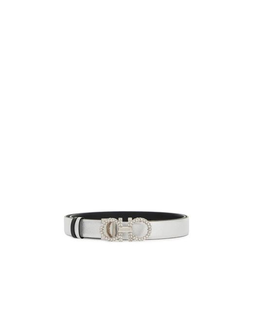 Ferragamo Metallic Belts