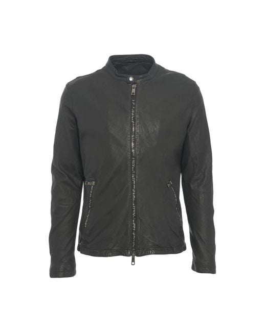 Leather Jackets Giorgio Brato pour homme en coloris Gray