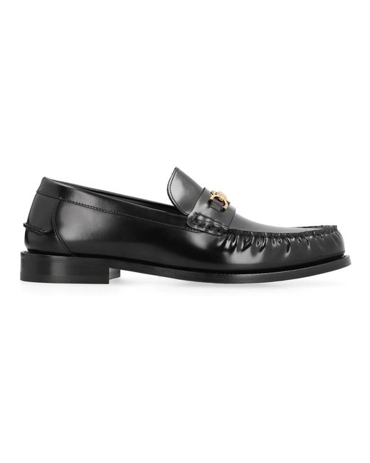 Loafers di Versace in Black da Uomo