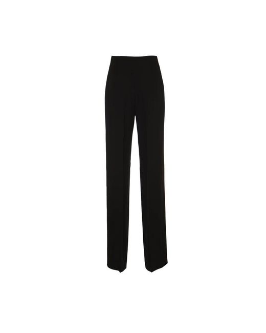 Alberta Ferretti Black Slim-Fit Trousers