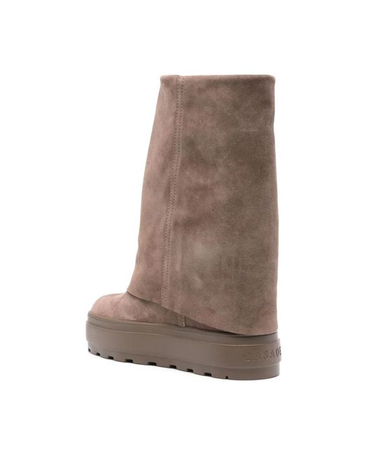 Casadei Brown Ankle Boots
