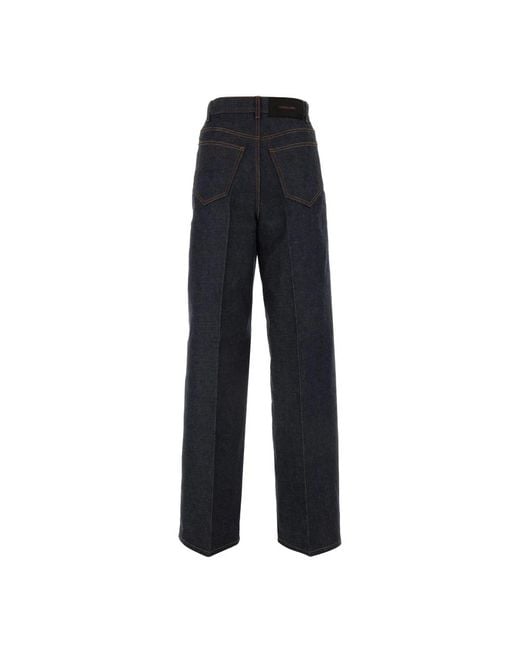 Ferragamo Blue Straight Jeans