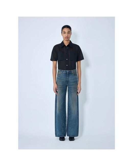 Our Legacy Blue Wide Jeans