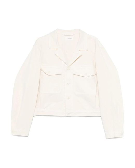 Lemaire Trucker Jacket in het White voor heren