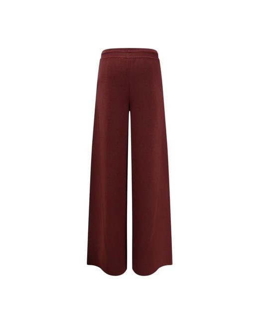 Loro Piana Red Wide Trousers