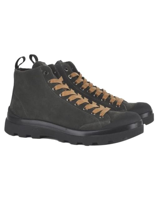 Pànchic Black Lace-Up Boots for men