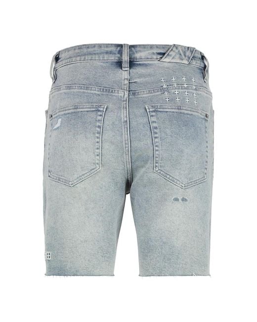Ksubi Blue Denim Shorts for men