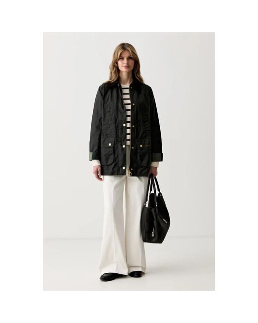 Light Jackets Barbour de color Black
