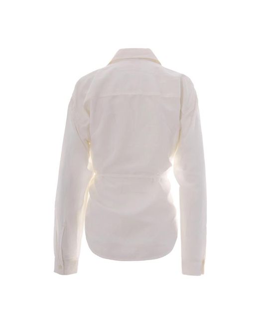 DIESEL Wikkelblouse in het Gray