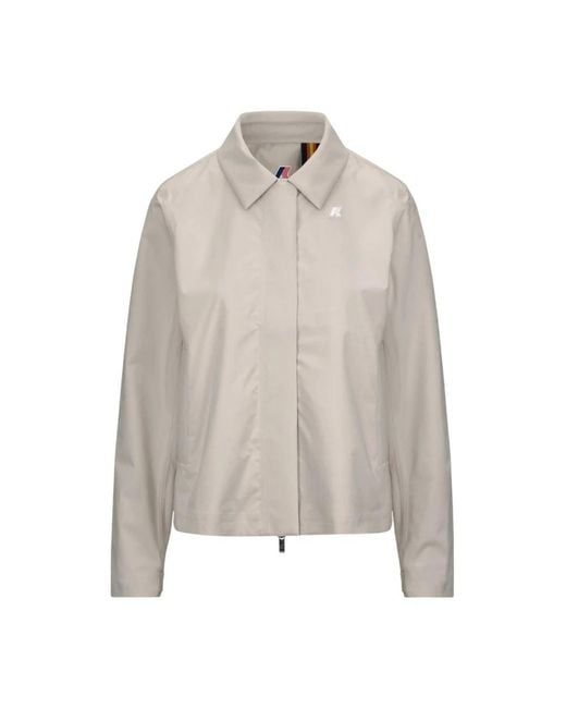 K-Way Gray Light Jackets