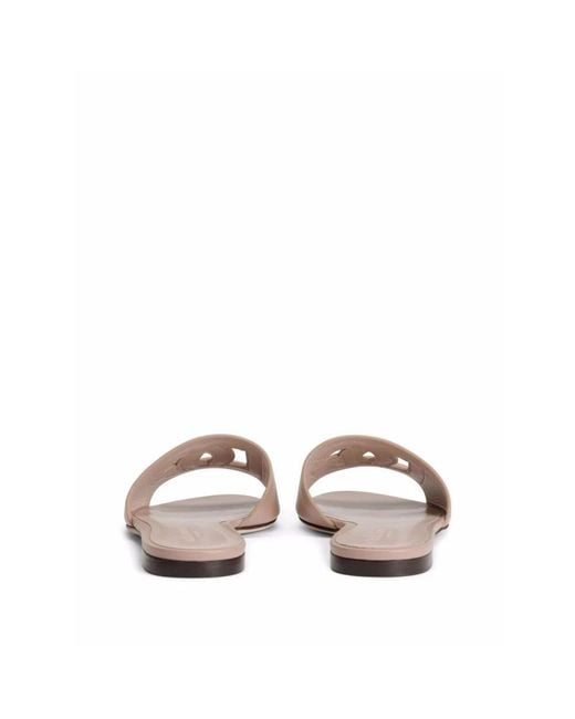 Dolce & Gabbana Pink Sliders