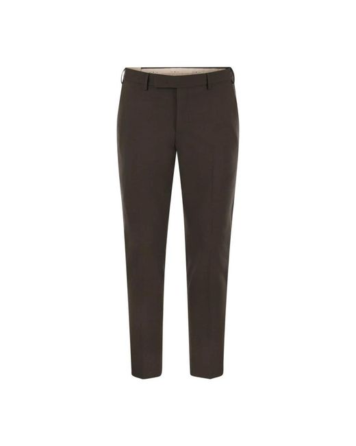 PT Torino Gray Suit Trousers for men