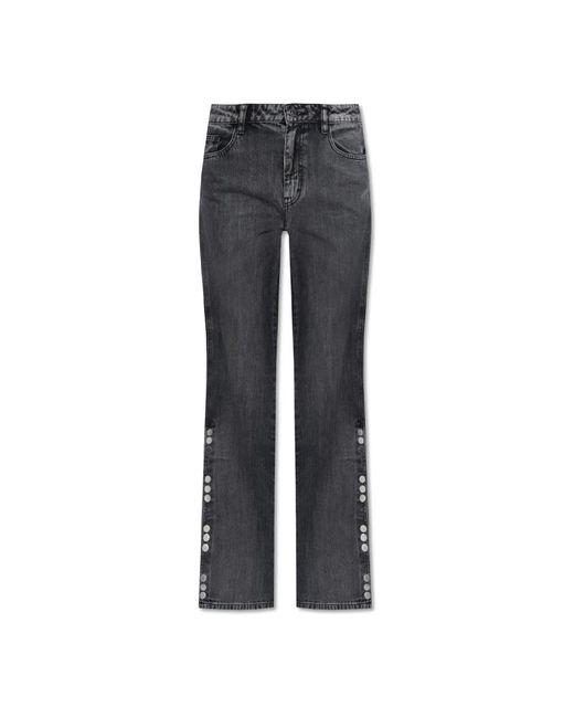 Gestuz Jeans ,Grijs ,Katoen Jeans Zuva in het Gray