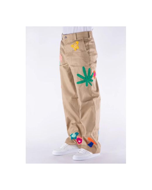 NAHMIAS Natural Straight Trousers for men