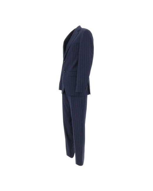 Boss Blue Single Breasted Suits for men