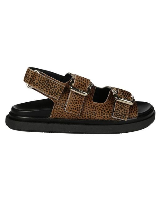 Alohas Brown Flat Sandals